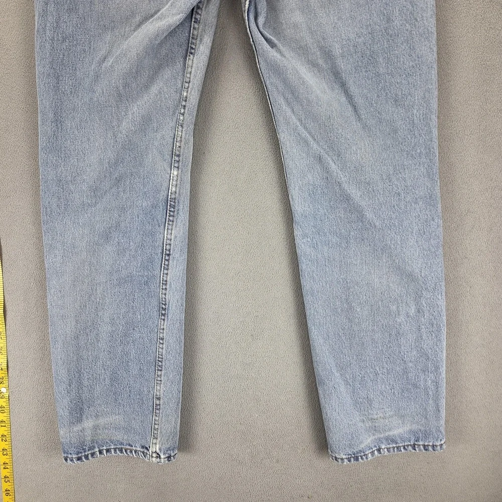 Vintage Levis 501 Jeans Mens Blue Light Wash Made In USA Button Fly Fits 30x30